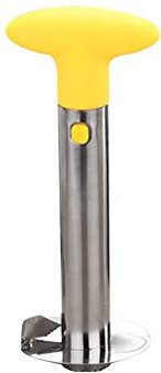 Pineapple Corer Stainless Steel Fruit Slicer Cutter Peeler Stem Remover Blades Easy to Use and Clean