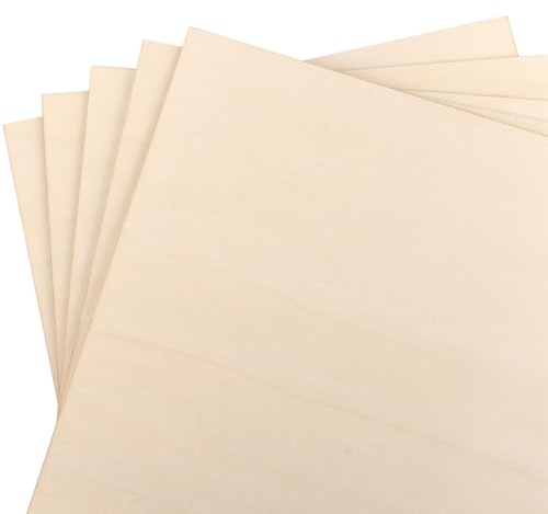 Paquet de 20 panneaux de contreplaqué, panneau de contreplaqué de tilleul 300x300mm, panneau de bois de tilleul prêt au laser, modèle de bricolage, arts et métiers