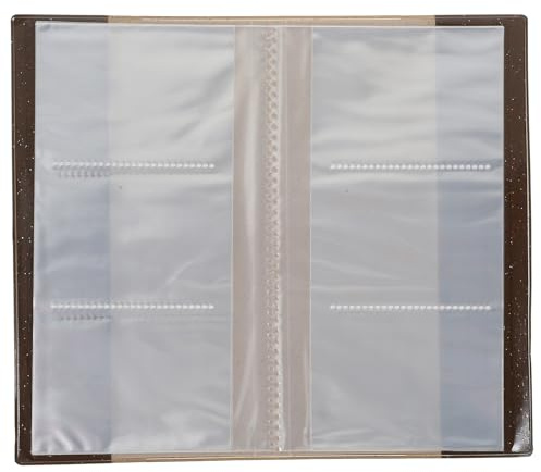 Portable Tickets Album for Travelers and Students, 1 Book Black