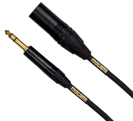 Mogami Gold Studio 0.6cm to XLR Male Cable 3m