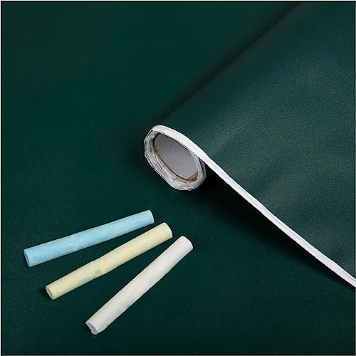d-c-fix Tafelfolie selbstklebend grün 45 cm x 2 m mit Kreide - Tafel Folie abwischbar Kreidefolie Klebefolie zum Beschriften für Küche, Kühlschrank, Kinderzimmer, Büro