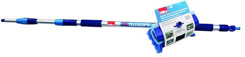 Hilka 84993003 3 m Extending Wash Brush and Squeegee Set, Blue