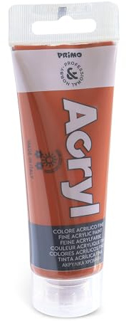 PRIMO Hobby & Professional - Colori Acrilici Fini Professionali +14 Anni, Tubo 75 ml Colore dal Finish Opaco Coprente, Pittura Acrilica Permanente per Dipingere e Decorare, Découpage e Hobby Creativi