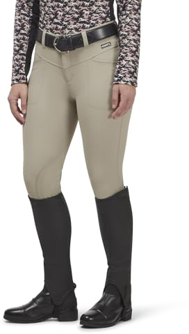 Kerrits Crossover II Knee Patch Breech Sand Size: L