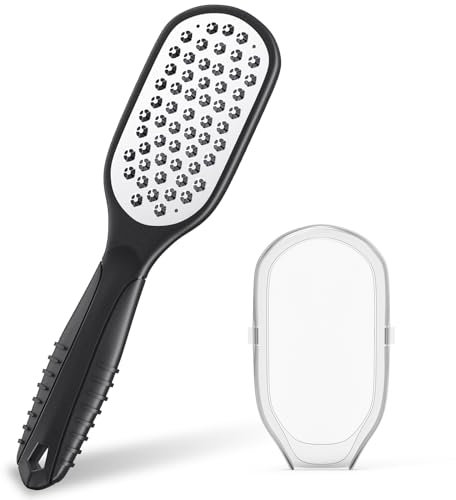 Foot Rasp Foot File and Callus Remover. Professional Foot Care Pedicure Stainless Steel File to Remove Hard Skin. Can Be Used On Both Wet and Dry Feet. -AsonTao