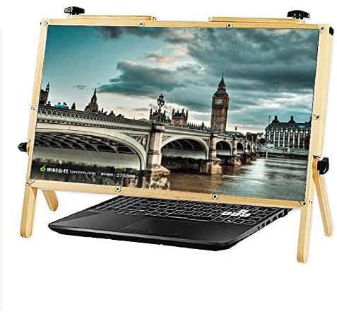 Computer Screen Magnifier for Laptop, 21 Screen Magnifier For Computer Monitor, Foldable Angle Free Adjustment, for Reading 3-5x Ultra-clear Magnifier Protector Holder