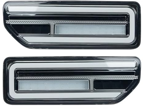 JXTTJ Auto Rückleuchten für Suzuki Jimny JB64 JB74 2019 2020 2021 2022 2023 2024, Wasserdicht Multifunktion Rücklicht Kontrollleucht Ersetzt Zubehör,A-Black