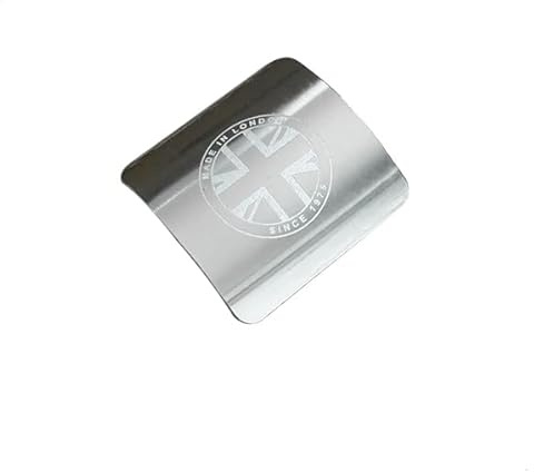 Aluminium Rahmenschutz Aufkleber für Brompton schwarz/silber (Silber)