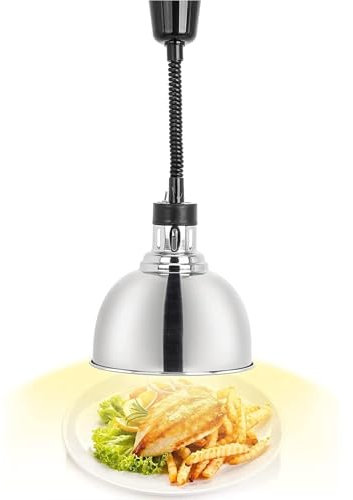 Generico Lampada riscaldante da soffitto, scaldavivande, Pendente, scaldavivande, Lampada riscaldante per Buffet, Lampada riscaldante per Ristorante (Oro Rosa)