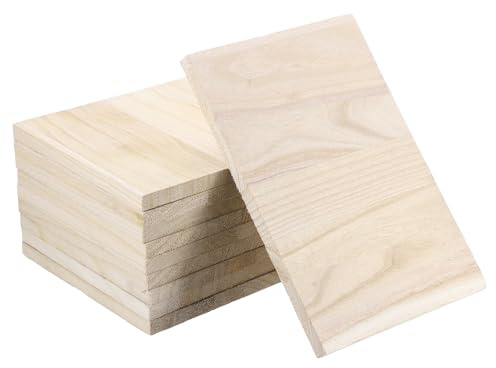 PATIKIL Wood Breaking Board 17mm Thick, 10 Pack Karate Martial Arts Boards Wooden Kick Board Training Accessory for Adult Taekwondo Punching Karate Practice Performing