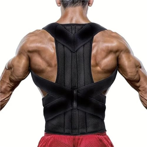 XS-5XL Großformat Haltungskorrektur Rückenstütze Herren/Damen Schulter-Nacken-Schlüsselbein Stütze Verstellbarer, Aufrechter Rücken Aufrechter Rücken Skoliose Vorbeugen Rundrücken Verbessern(S)