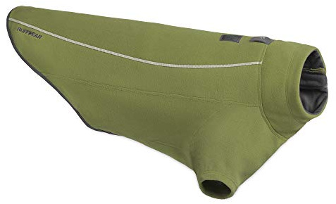 RUFFWEAR Climate Changer Fleecejacke, großer Hundemantel mit Reißverschluss, Premium-Qualität, warme Hundeweste für Spaziergänge mit Haustieren und Outdoor-Trailrunning, alle Jahreszeiten, S