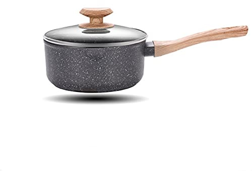 Kochtopf-Set mit Antihaftbeschichtung, runder Wok-Topf, Suppentopf mit Deckel, Pfannkuchenmaker, Kochtopf, Omelettpfanne, Küchen-Wok mit flachem Boden