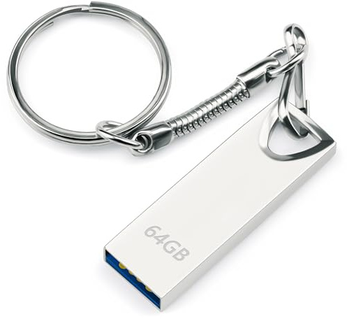Chiavetta USB 982GB, Pen Drive Alta Velocità Memoria Stick USB Flash Drive Thumb Drive, Impermeabile Metallo Penna USB per PC, TV, Auto,Laptop (64, GB)