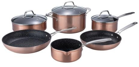 Set de 9 pièces cuivré Greblon céramique - Héritage