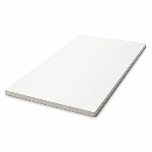 LEMAG Pannello Cartongesso Bianco 600x1200 mm Spessore 10 mm Lastra Formato Piccolo, Facile da Trasportare e Tagliare | Pareti, Contropareti e Controsoffitti | Riparazioni, Nicchie