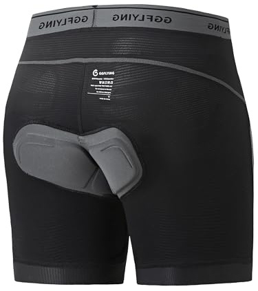 GGFLYING Culotte Ciclismo Hombre Acolchado Bicicleta MTB Pantalon Ciclista para Ropa Secado Rápido Alta Elasticidad