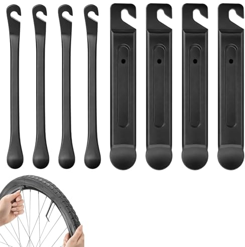 Reifenheber Fahrrad, 8 Stück Reifenheber Set, Robuste Reifenheber für Fahrradreifen, Ideal für Fahrradwartung und Reifenwechsel, Perfekte Reifenheber für Fahrradtouren und Werkstatt