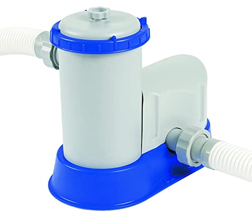Bestway 58122 Flowclear Filterpumpe 5678 l/h NL, Grau/Schwarz