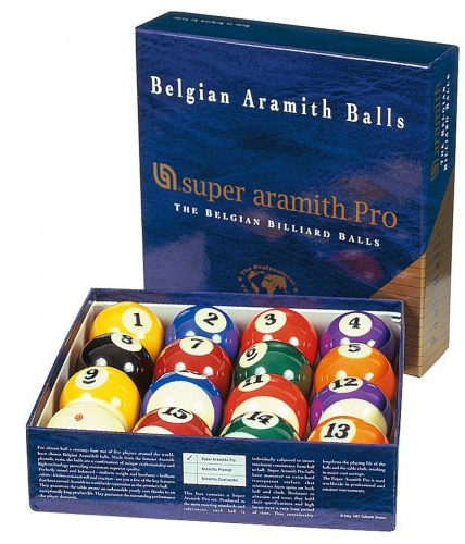 Winsport Super Aramith Pro, biljardkulor, 57,2 mm, 1400.01
