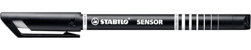 Stabilo 189/46 - Sensor Pen-Fineliner, 0,3 mm, schwarz - (3er-Pack)