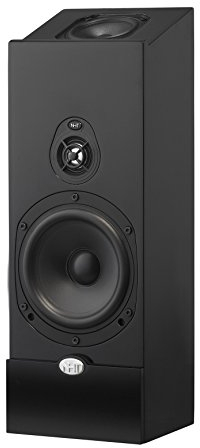 NHT Media Series 2-Way Dolby Atmos Satellite Speaker, Single Unit, High Gloss Black (MS - Satellite Black)