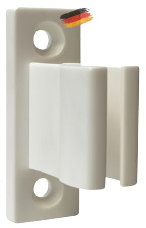 markiso® Kurbelhalter für Rolladenkurbel [Made in Germany] Halterung für Markisenkurbel, Wandhalterung für Kurbeln mit Ø von 12-17mm | Weiß