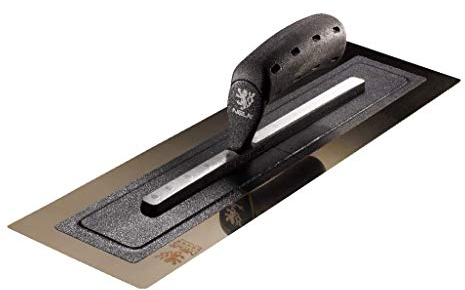 NELA Premium Black Edition Glättekelle 455 x 120mm rostfrei Glättkelle Traufel Glätter Made in Germany