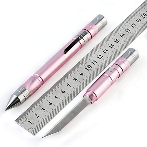 Linterna LED táctica mini linterna 365 nm UV linterna AAA LED púrpura violeta luz camping al aire libre caza portátil (color: oro rosa)
