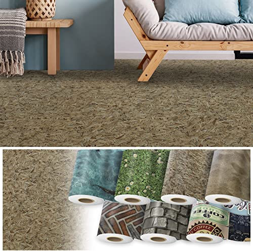 Floordirekt CV-Belag Moonlight 3D - Zuschnitt - Meterware - Bodenbelag PVC Länge auf Maß mit 3D Effekt (100 x 300 cm, Osb)