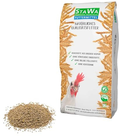 StaWa Wachtelkükenfutter Brösel, mit 29% Rohprotein, ohne Gentechnik, ohne künstliche Konservierungs- und Farbstoffe, 5 kg
