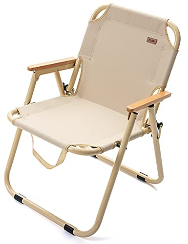 DUNAKE Campingstuhl faltbar,gemütlich Anglerstuhl,Klappstuhl Camping Strandstuhl,Picknick,Strand,Backpacking,BBQ,Garten,Angeln,600D Oxford Tuch Klappstuhl (Color : Single Chair)