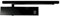ECO Newton TS-31 GS-B - Cierrapuertas con riel deslizante – Fuerza de cierre EN 1 – 3 – Incluye placa de montaje – Cierrapuertas superiores RAL 9005 – para puertas interiores y exteriores – Alta