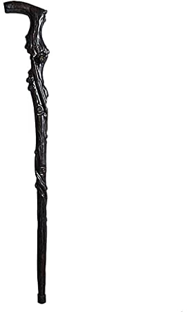 ONWEE Gehhilfen für Senioren, Gehstock, Gehstock für ältere Menschen, Gehstock aus Massivholz, Holzschnitzerei, elegant, edel, Länge 88 cm, je nach Körpergröße, Rollator, Gehhilfe, langlebig, bequem,