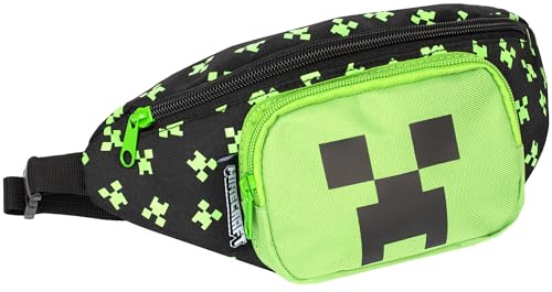 Minecraft Bauchtasche für Jungen, Verstellbarer Riemen, leichte, lustige Hüfttasche, Reisetasche für Kinder