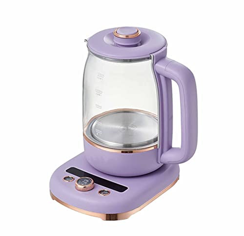 hervidor con control de temperatura， Olla de cuidado con función de 1,5 L, hervidor multifunción for el hogar, máquina de té multifunción, fondo antipasta, acero inoxidable con temperatura ajustable(G