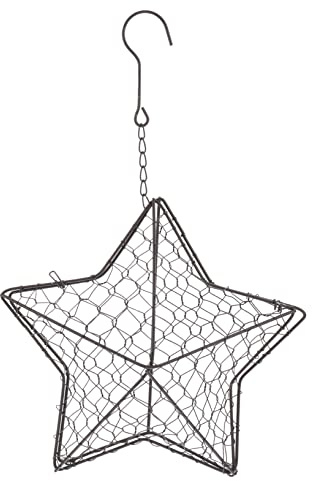 HEMOTON 1 Stück Star Shape Hängende Pflanzgefäß Wandtopf für Sukkulenten Dekoration für Garten Langlebig