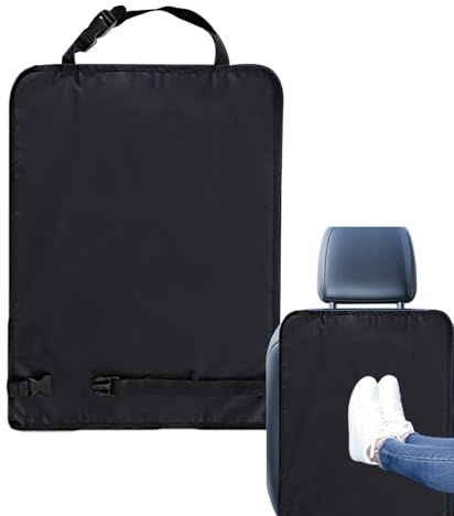 Protezione per lo schienale del sedile posteriore, tappetino per sedile posteriore, in tessuto Oxford, copertura per sedili auto da sporco, fango e graffi, si adatta alla maggior parte dei veicoli, 45