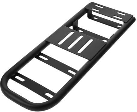 TOGEVAL Heavy Duty Motorcycle Rear Rack Electric Bike Cargo Support Frame Extension for Travel Gear with Quick Installation and Wear Resistant Iron Structure