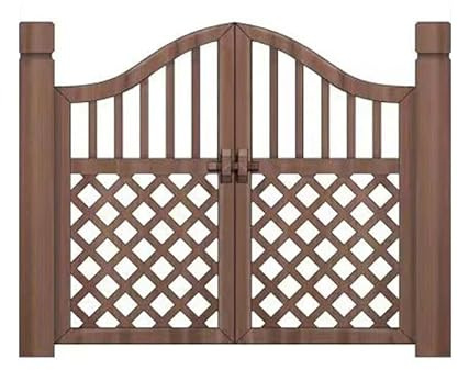 Cancelli da giardino per esterni, staccionata in legno carbonizzata, stile vintage, per patio e terrazza, facile installazione (60 x 80 cm), perfetto per spazi esterni