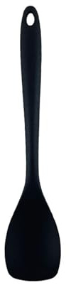 ARYIMYDP Maryse Silicone Culinaire, Spatule Souple et Flexible, Pour Mélanger, Râper et Servir, Manche Confortable, Idéale pour Confitures et Pâtes, Facile à Nettoyer, Sans Odeur, Couleur Noir