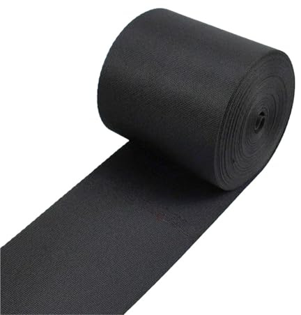 2–10 m schwarzes Nylon-Gurtband, 10–100 mm Breite, Rucksackgurt, Haustierhalsband, Näh-Schrägbandmaterial(80mm,2Meters)
