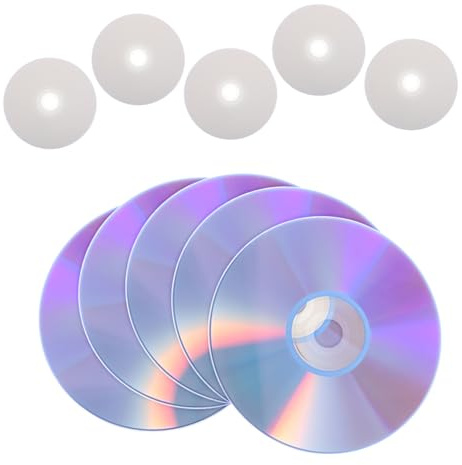 SOPOTUTU 10 pezzi Dischi Cd-r e Dvd-r Registrabili Grande Capacità per Backup Audio Musica Registrazioni Telefoniche e Video Compatibili con Dispositivi Supporto Stampa e Riscrittura
