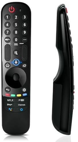 Mando a distancia Magic para televisores LG Magic Remote para Smart TV MR21GA MR22GA MR23GA MR24GA + puntero, control por voz y teclas de acceso rápido, compatible con LG 2020-2024 modelo