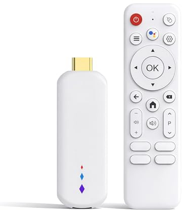 Denash Android 14.0 TV-box 2025, 4K Ultra HD-strömningsenhet, Bärbar Smart-TV-box med Röststyrd Fjärrkontroll för Streamingprogramvara, Hemmabio