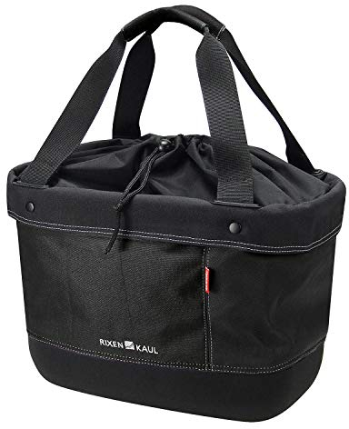 KlickFix Damen Styr taske Shopper Alingo Lenkerkorb, Schwarz, 24 x 38 26 cm EU
