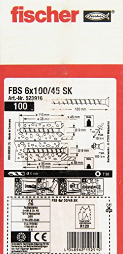 Fischer Betonschraube FBS 6 x 100/45 SK, 523916