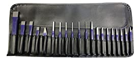 PROMAT Werkzeugsatz Inh. 20tlg. Chrom-Vanadium-Lufthärtestahl in Rolltasche PROMAT, Inhalt 20 teilig, Chrom-Vanadium-Lufthärtestahl