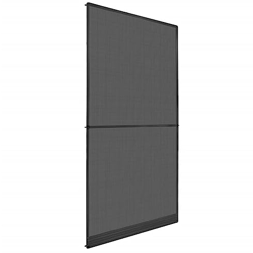 vidaXL Zanzariera con Cardini per Porte Antracite 120x240 cm