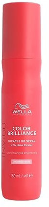 Wella Professionals Invigo Color Brilliance Miracle BB Spray - With Lime Caviar for Smoother & Detangled Hair - Leave-In Hairspray for Treated & Dyed Hair 150ml